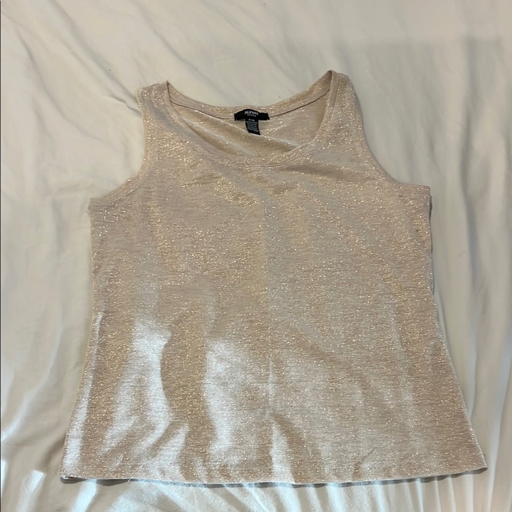 Alfani Gray Sleeveless Tank Top